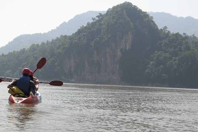 FULL DAY – Kuang Si Waterfall, Kayak on the Nam Ou / Mekong River, Pak Ou Caves - A short Mekong paddle to lunch