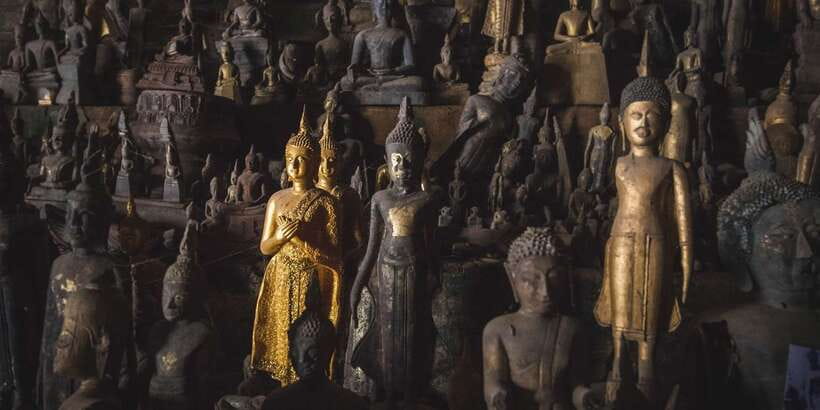 Half Day Mekong Cruise to Pak Ou Caves (Morning / Afternoon) - Lunch beside the Mekong