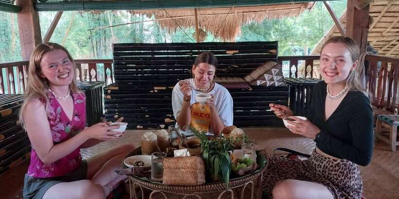 Luang Prabang: Bamboo Experience & Kuang Si Falls Tour - Kuang Si Falls and the sun bear rescue center