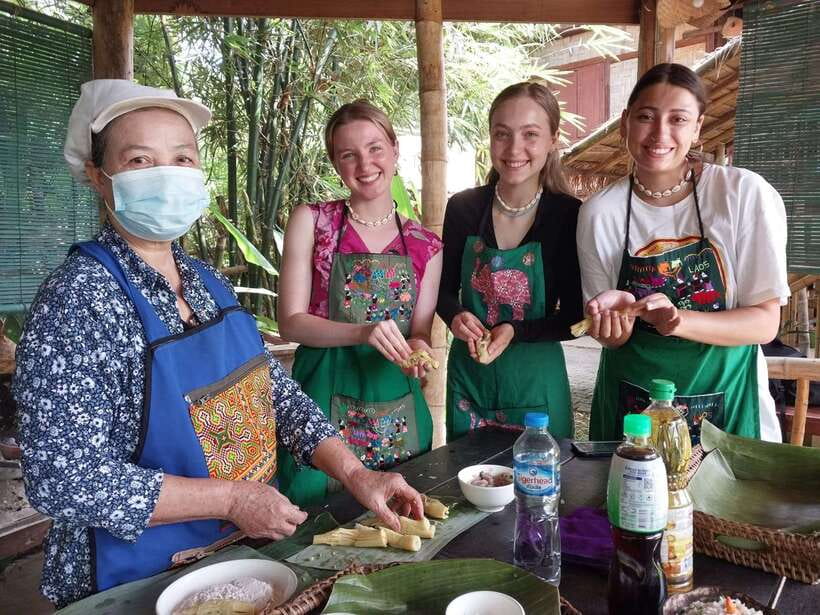 Luang Prabang: Bamboo Weaving Workshop & Cooking Class - Choosing morning or evening