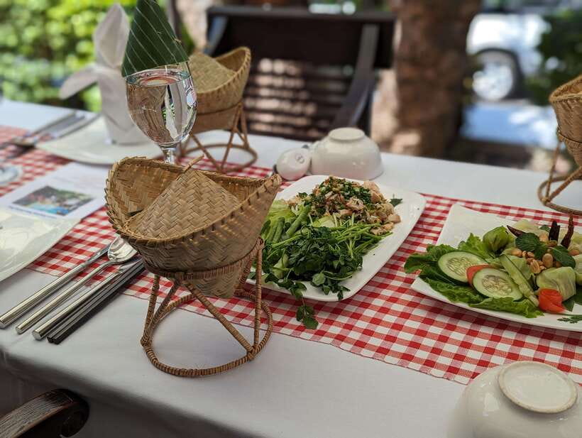 Luang Prabang: Cooking Class at the Former Royal Palace - Cooking Lao dishes at Alame Restaurant