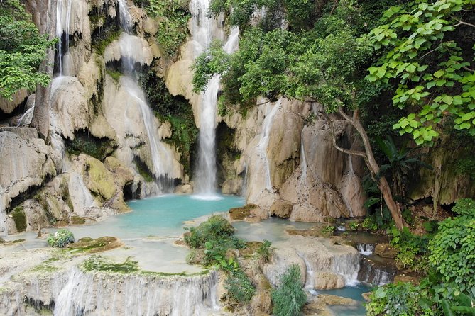 Luang Prabang: Cruise to Pak Ou Caves & Kuang Si Waterfalls - Kuang Si Falls and its three levels