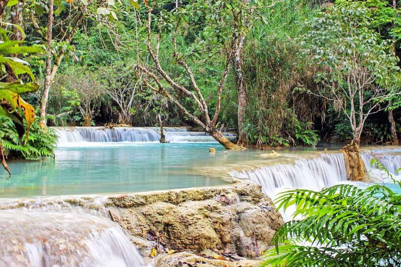 Luang Prabang: Kuang Si Bike Ride & Long-Tail Boat Cruise - The downhill ride to the Mekong