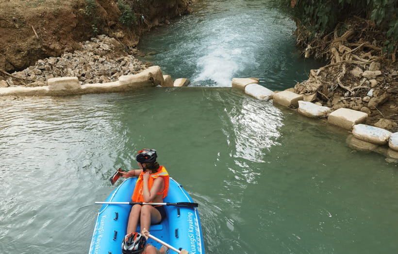 Luang Prabang: Kuang Si Waterfall Jungle Rafting - A guide-led outing with practical safety gear