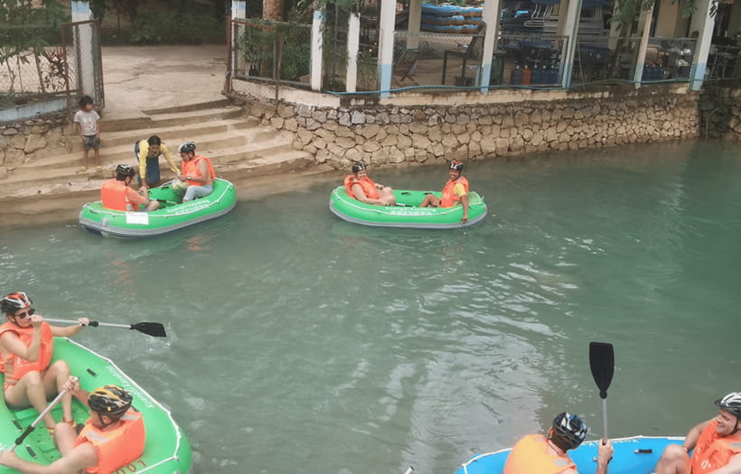 Luang Prabang: Kuang Si Waterfall Jungle Rafting - The Kuang Si setting adds real value