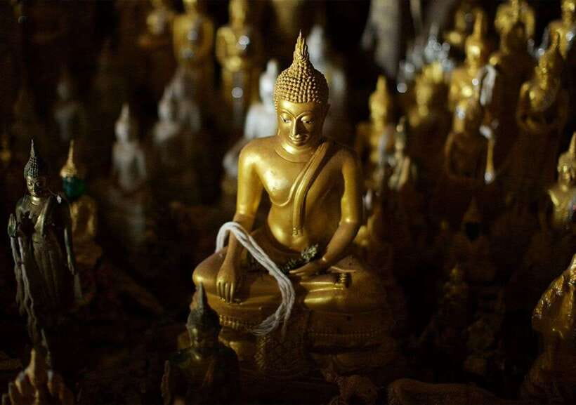 Luang Prabang: Pak Ou Caves & Kuang Si Falls Day Trip - Inside the two Pak Ou chambers