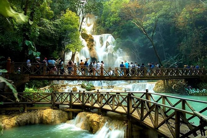 Luang Prabang's Beauty & Heritage in 1 Day - All-Inclusive Tour - Morning at Kuang Si Falls