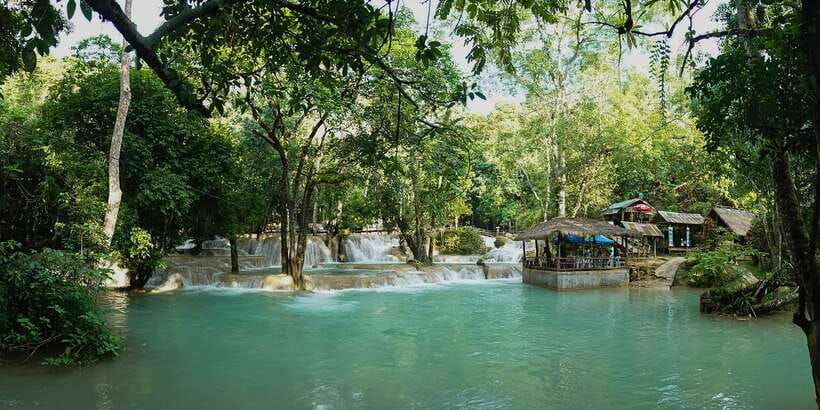 Luang Prabang Thin Pha Trail & Tad Sae Falls Trek - Tad Sae Falls, with an important seasonal warning