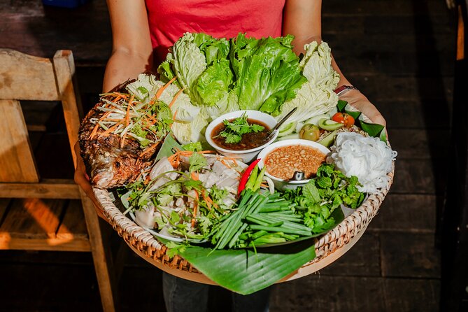 Mekong Meals Food Tour with 15+ Tastings - The main feast: grilled meats, papaya salad, and Mekong fish