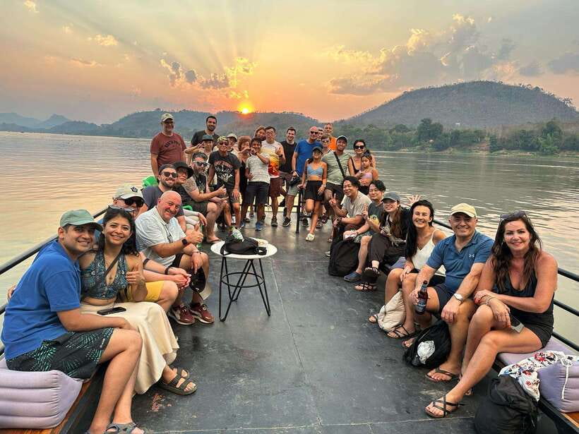 Nong Khiaw to Luang Prabang, Mekong & Nam Ou River Cruise - 8:45 AM at the Nong Khiaw bridge
