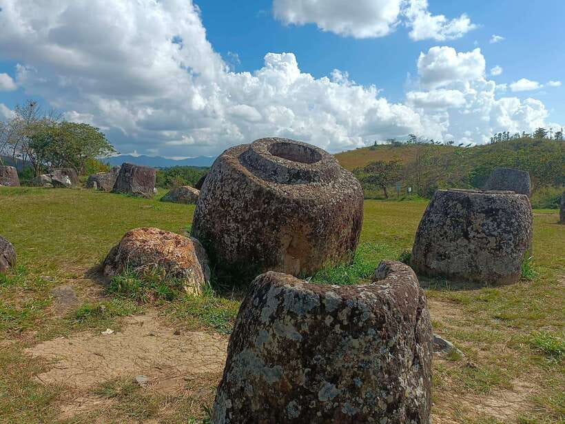 Plain of jars share group tour - Ban Napia and the art of making spoons