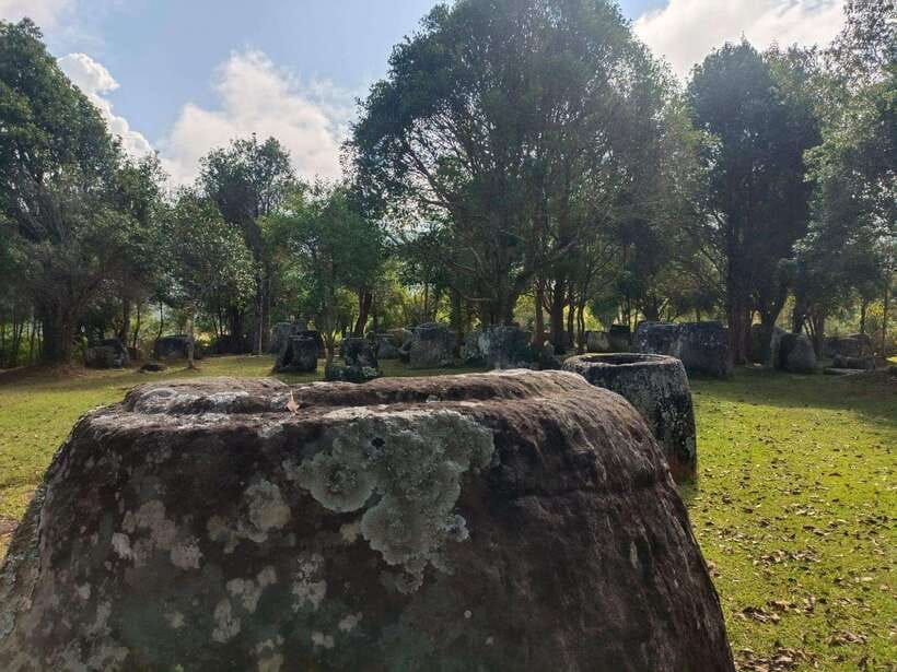 Plain of jars share group tour - Site 1, the biggest collection