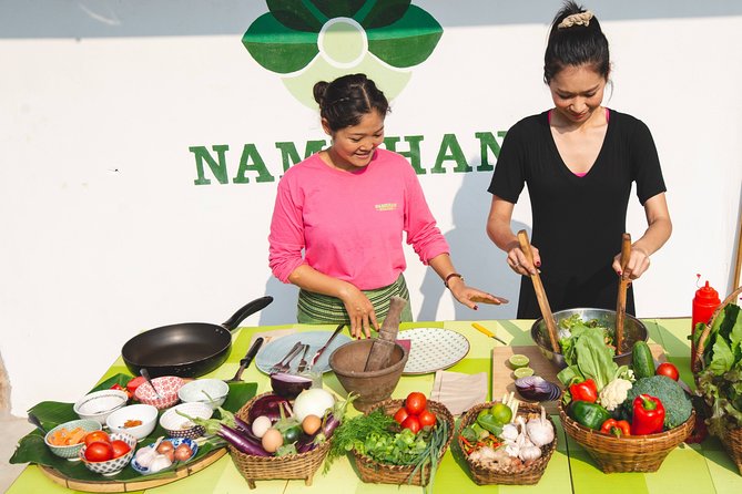 The Namkhan - Cooking Class - Starting with vegetables at The Namkhan