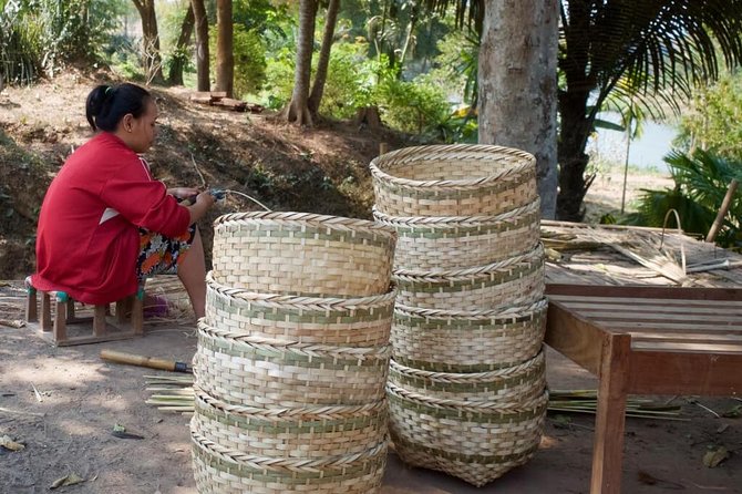 The Namkhan - Traditional Lao Bamboo Weaving - Making a bamboo tea filter in 90 minutes