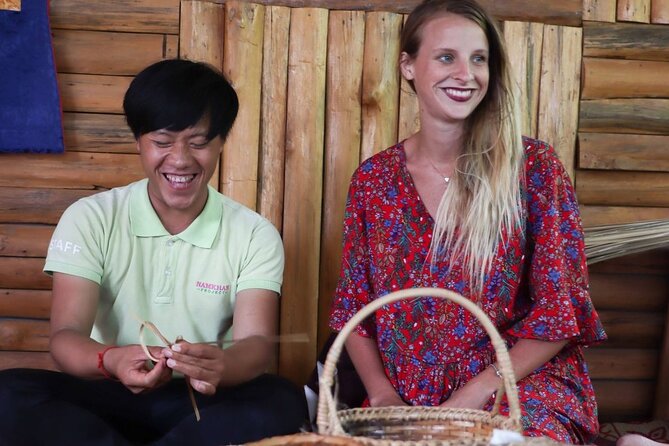 The Namkhan - Traditional Lao Bamboo Weaving - Tea from The Namkhan’s eco-farm