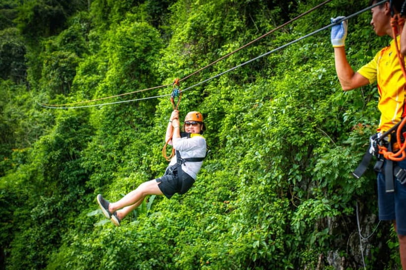 Vang Vieng: Day Tour with Kayaking, Ziplining, and Rafting - A full day built around water and speed