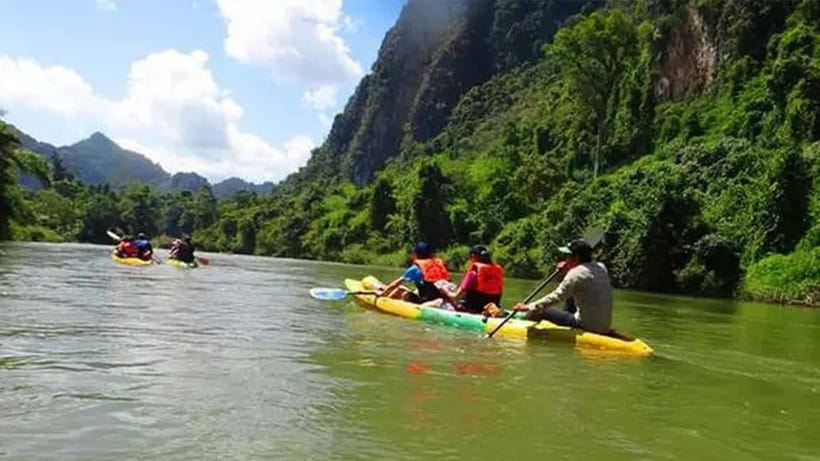 Vang Vieng: Hot Air Balloon,Kayak,Zipline,Blue lagoon1 Tour - Sunrise or sunset from a hot-air balloon