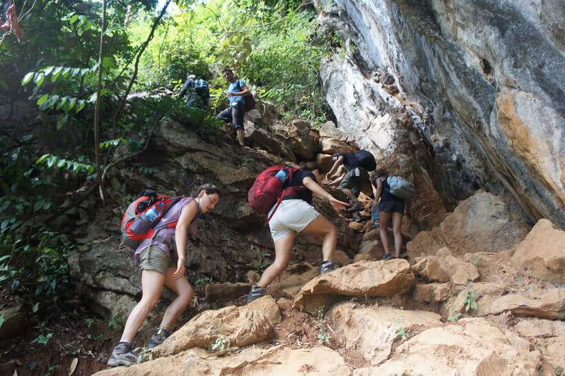 Vang Vieng: Jungle & Caves Full-Day Private Trekking Tour - Fitness, gear, and comfort